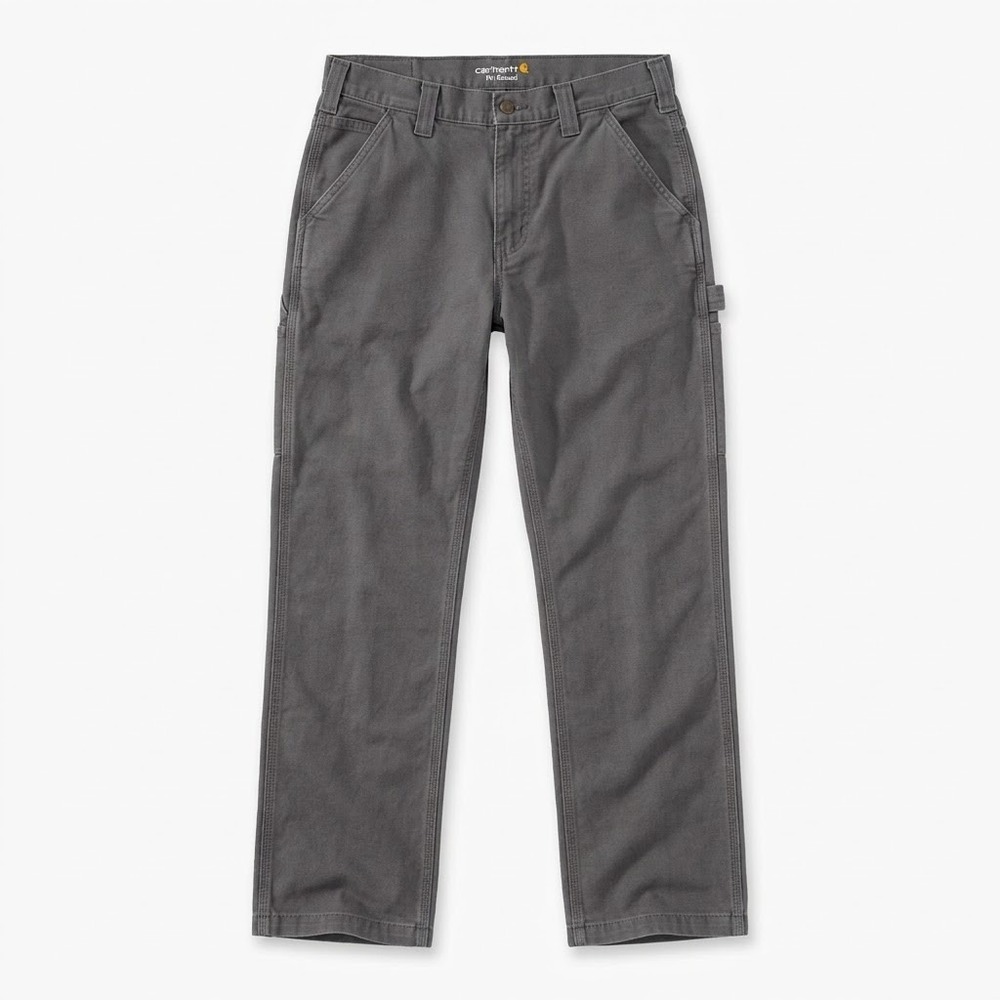 Carhartt 102291-039 30x30 Relaxed Fit Gray Canvas Work Pant Gravel Shadow